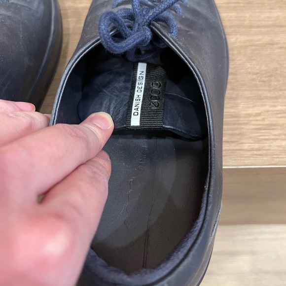 Ecco leather sneakers - Picture 4 of 8